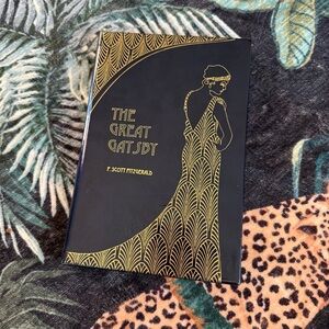 Patent Leather Hardcover Print of the Great Gatsby